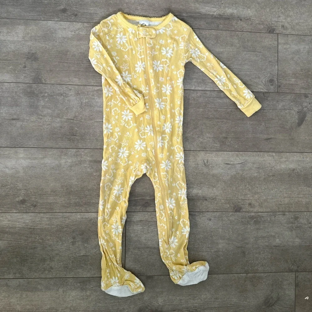 Gerber 18m Baby Girl Pajamas Fall Floral Boho Colored EUC